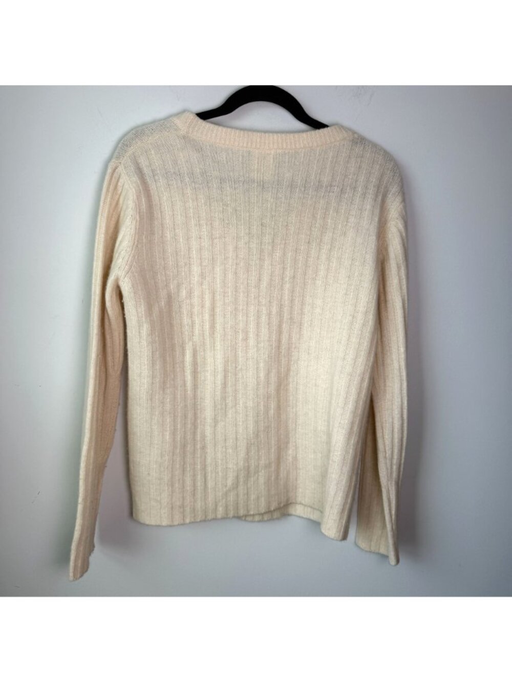 Old Navy Vintage Cardigan Lambswool Angora Blend Size M Y2K Gilmore Girls Fall - Picture 3 of 7